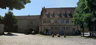 Ansicht der Vogtei vom Schlosshof aus